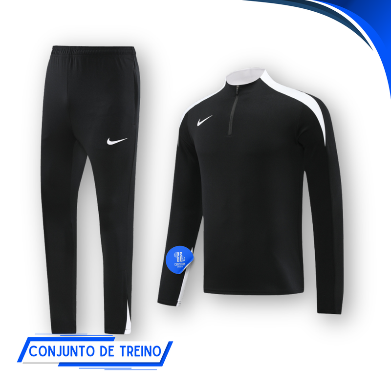 Conjunto de Treino Nike Dri-Fit 24/25 - Preto - Lançamento