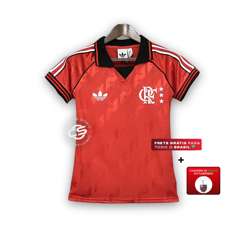 Camisa Flamengo Lifestyle 24/25 - Adidas Torcedor - Feminina