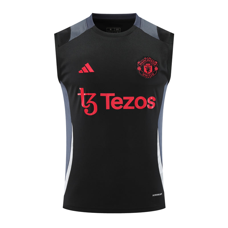 Regata Manchester United Treino 24/25 - Adidas Torcedor Masculina - Lançamento