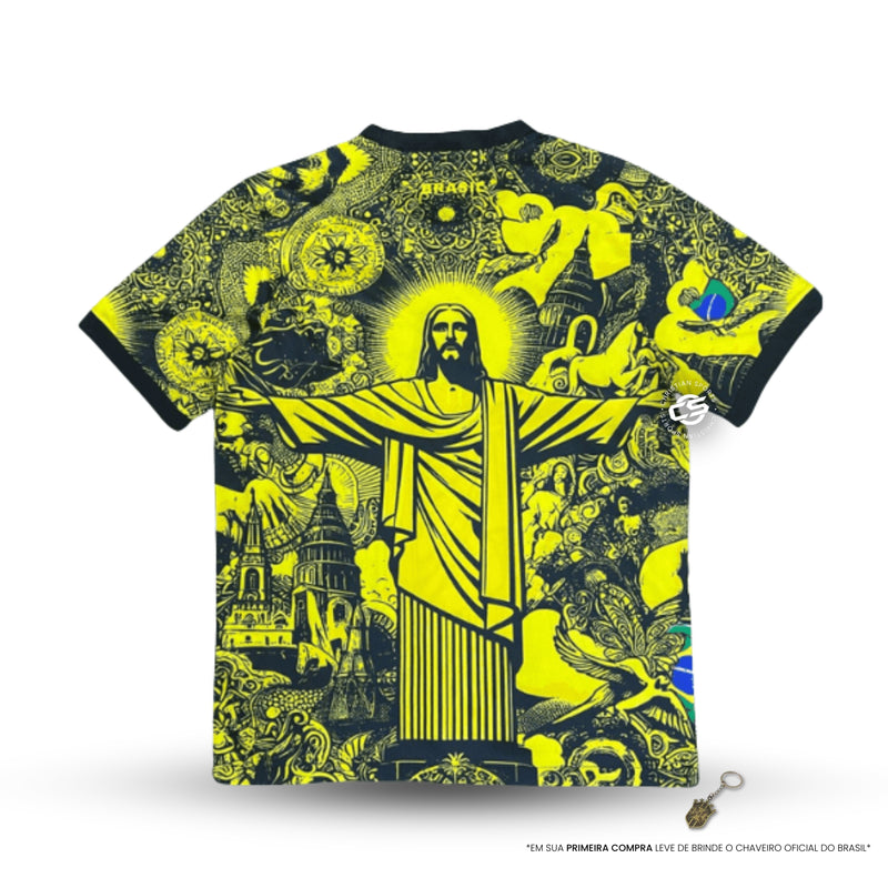 Camisa Brasil Concept Cristo Redentor 24/25 - Nike Torcedor Masculina - Lançamento