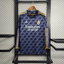 Camisa Real Madrid Reserva 23/24 - Adidas Torcedor Masculina - Manga Comprida