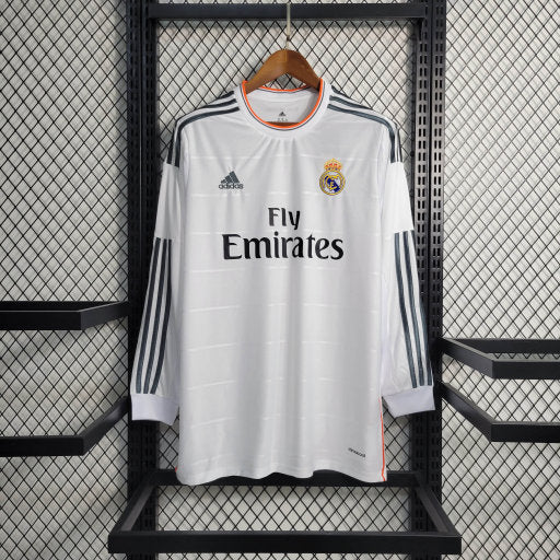 Camisa Real Madrid Home 13/14 - Versão Retro Manga Comprida