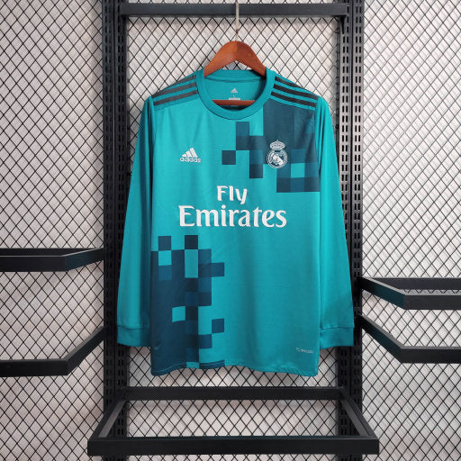 Camisa Real Madrid Third 17/18 - Versão Retro Manga Comprida