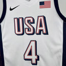 Regata NBA EUA Olimpíadas 2024 Branco - Nike