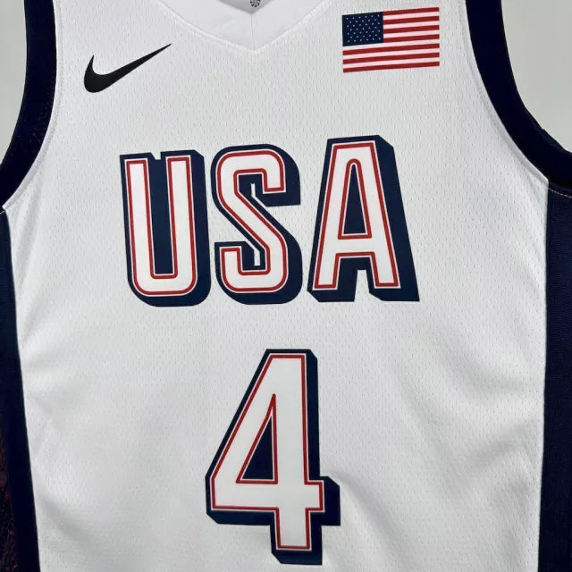 Regata NBA EUA Olimpíadas 2024 Branco - Nike