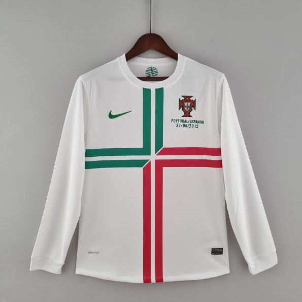 Camisa Portugal Reserva 2012 - Versão Retro - Manga Comprida