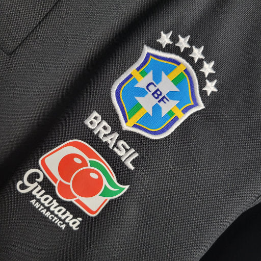 Polo de Viagem Brasil 22/23 - Nike Masculina - Preto