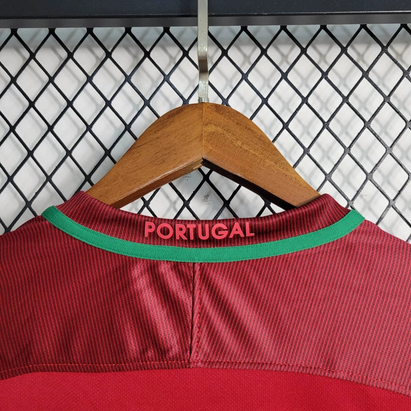 Camisa Portugal Titular 2016 - Versão Retro - Manga Comprida