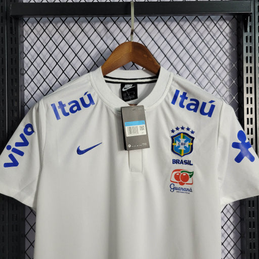 Polo de Viagem Brasil 22/23 - Nike Masculina - Branco