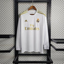 Camisa Real Madrid Home 19/20 - Versão Retro Manga Comprida