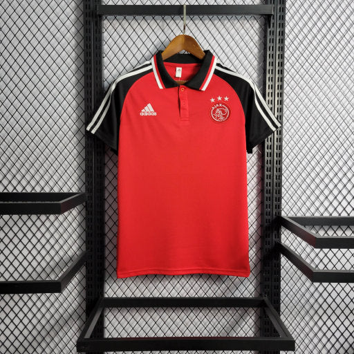 Camisa Polo Ajax Viagem 23/24 - Adidas Torcedor Masculina - Lançamento
