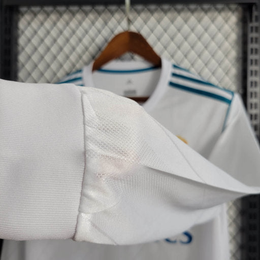 Camisa Real Madrid Home 17/18 - Versão Retro Manga Comprida