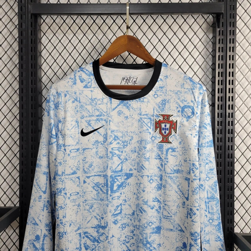 Camisa Portugal Away 24/25 Euro - Nike Manga Comprida - Lançamento