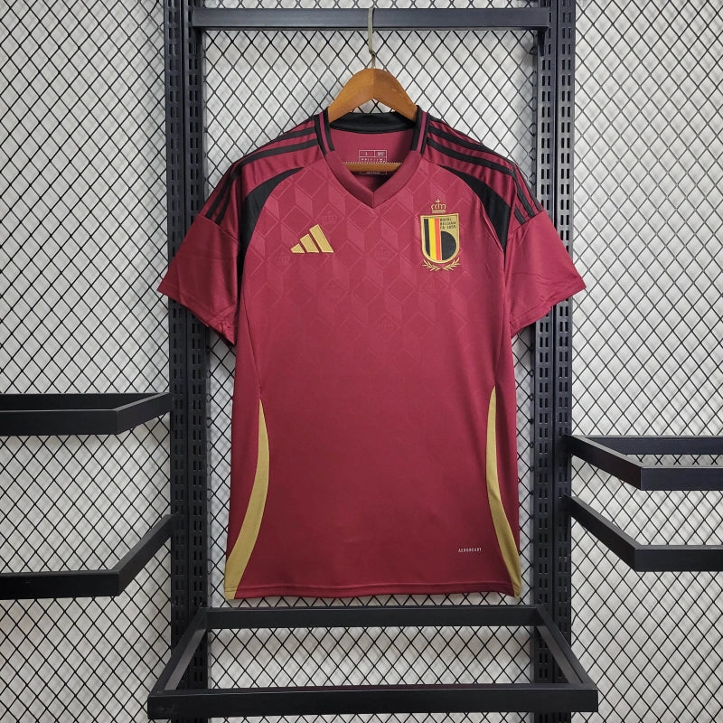 Camisa Bélgica Home 24/25 Euro - Adidas Torcedor Masculina - Lançamento