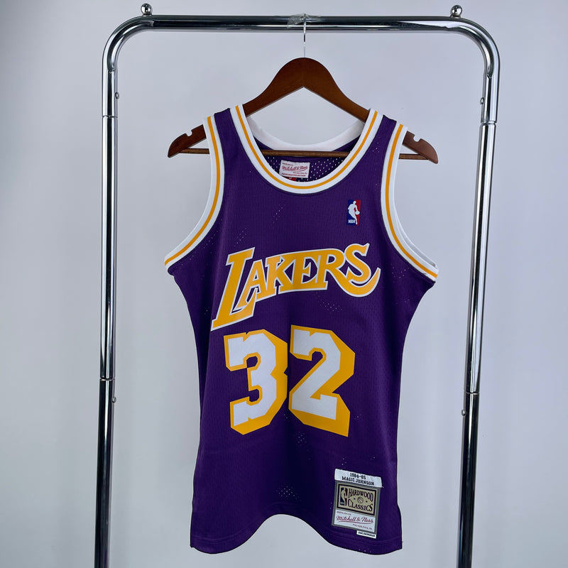 Regata NBA Lakers Classics Jersey - Purple Hardwood - Mitchell & Ness