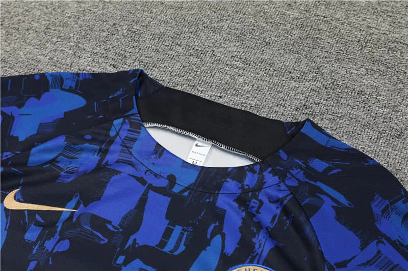 Conjunto de Treino Chelsea 24/25 - Azul e Preto - Lançamento