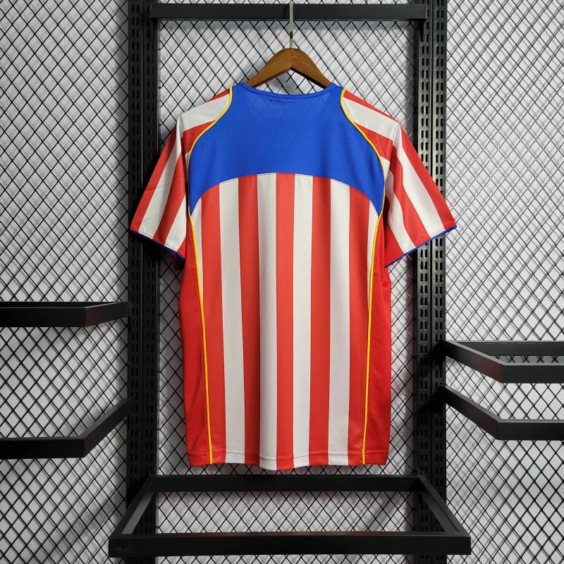 Camisa Atlético de Madrid Home 04/05  - Versão Retro