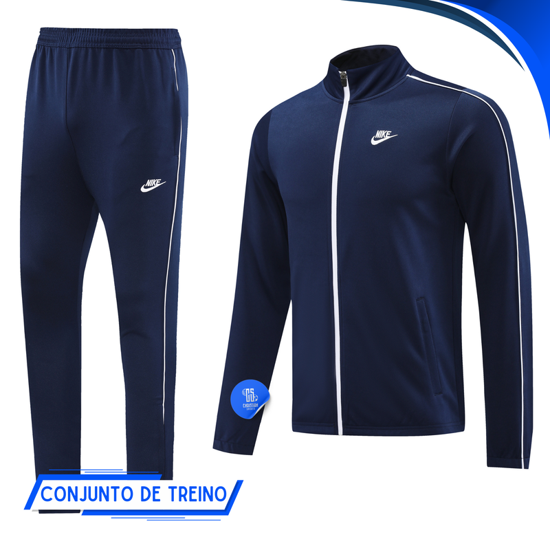 Conjunto de Viagem Nike Sportswear 24/25 - Azul Marinho - Lançamento