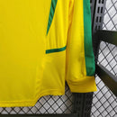 Camisa Brasil Home 2002 - Retro - Manga Comprida