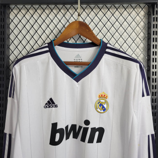 Camisa Real Madrid Home 12/13 - Versão Retro Manga Comprida