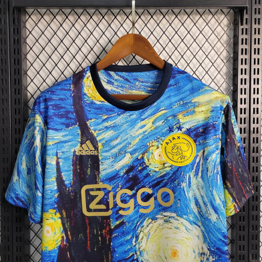 Camisa Ajax Van Gogh 23/24 - Adidas Torcedor Masculina - Lançamento