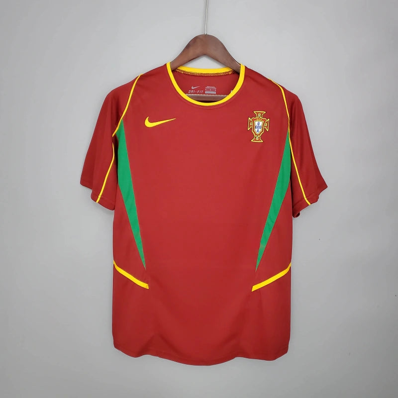 Camisa Portugal Titular 2002 - Versão Retro