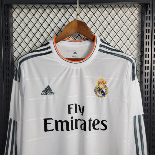 Camisa Real Madrid Home 13/14 - Versão Retro Manga Comprida