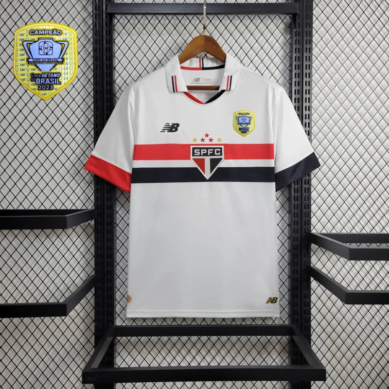 Camisa São Paulo Titular 24/25 - NB Torcedor Masculina - Lançamento