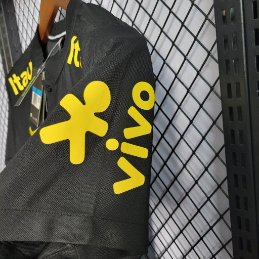 Polo de Viagem Brasil 22/23 - Nike Masculina - Preto