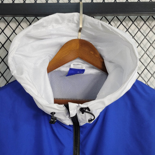 Jaqueta Corta Vento Chelsea 23/24 - Azul e Branco