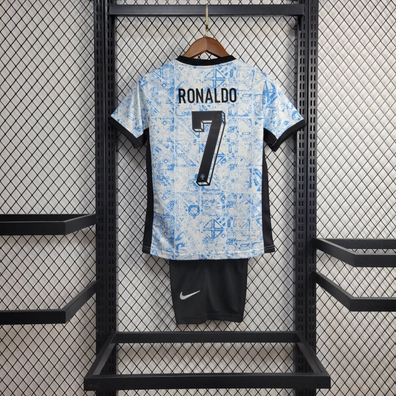 Kit Infantil Portugal Away 24/25 - Lançamento