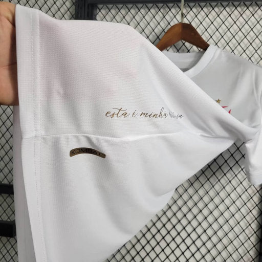 Camisa Vasco Goleiro 23/24 - Kappa Torcedor Masculina - Branca