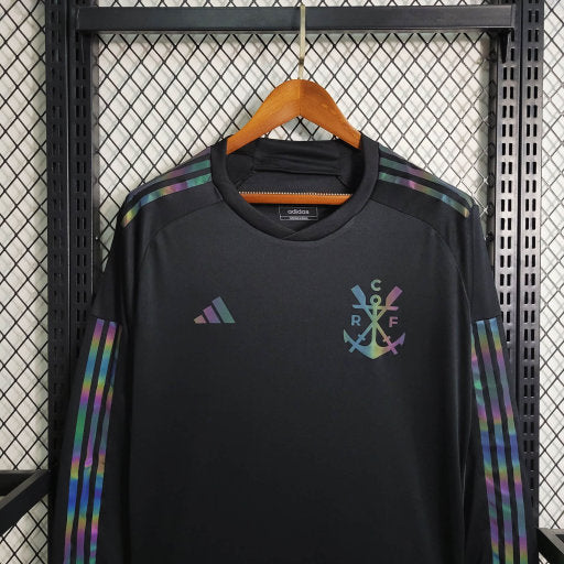 Camisa Flamengo Alternativa 23/24 - Adidas Torcedor Manga Comprida - Lançamento