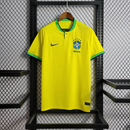 Camisa Brasil Home 22/23 - Nike Torcedor Masculina