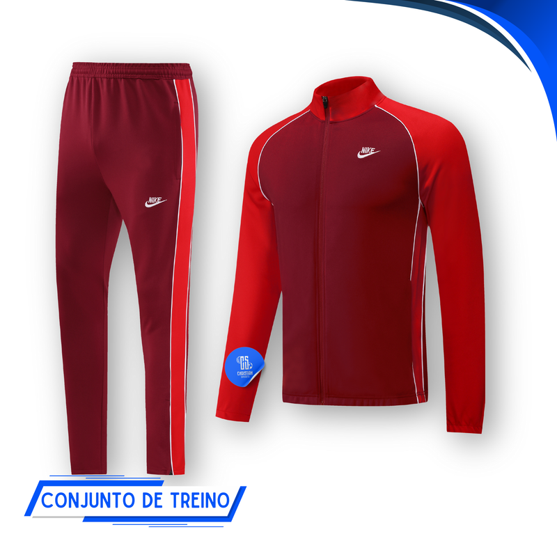 Conjunto de Viagem Nike Sportswear 24/25 - Vermelho - Lançamento