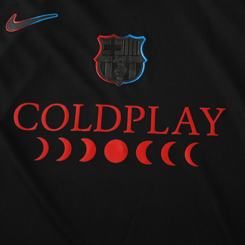 Camisa Barcelona Away x Coldplay 24/25 - Nike Torcedor Masculina - Lançamento