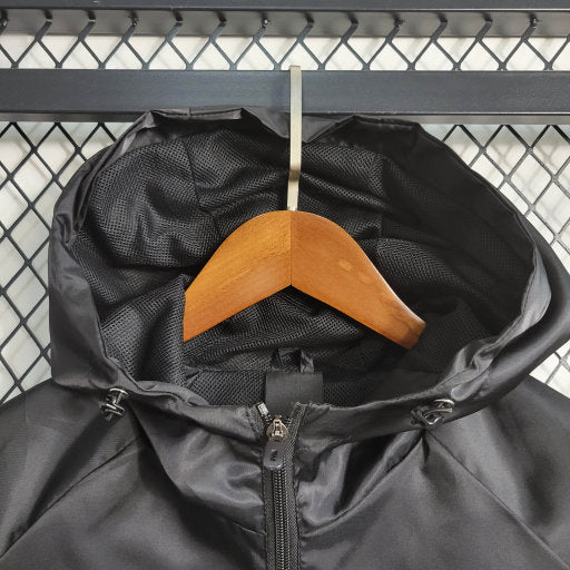 Jaqueta Corta Vento Flamengo Black 23/24 - Lançamento