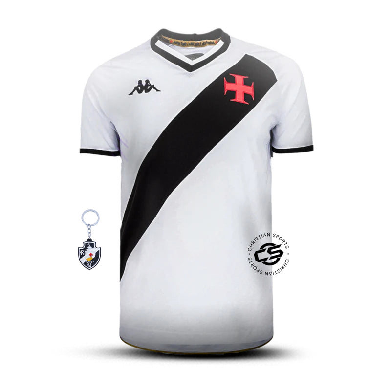 Camisa Vasco da Gama Away 25/26 - Kappa Torcedor Masculina - Lançamento