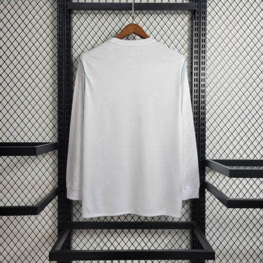 Camisa Real Madrid Home 17/18 - Versão Retro Manga Comprida