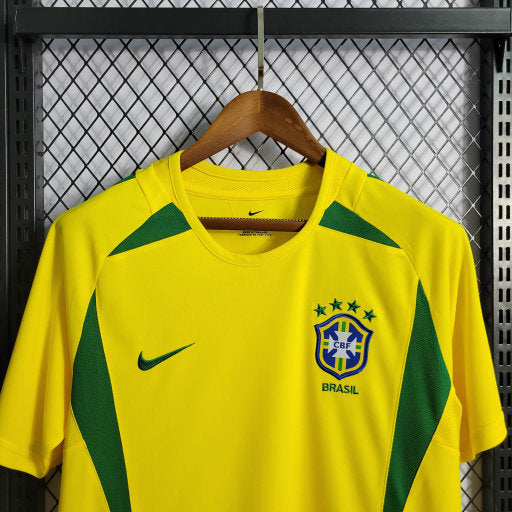 Camisa Brasil Home 2002 - Versão Retro