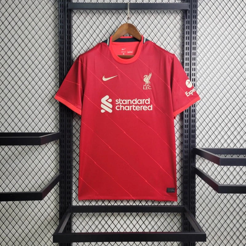 Camisa Liverpool Home 21/22 - Nike Torcedor Masculina - Lançamento