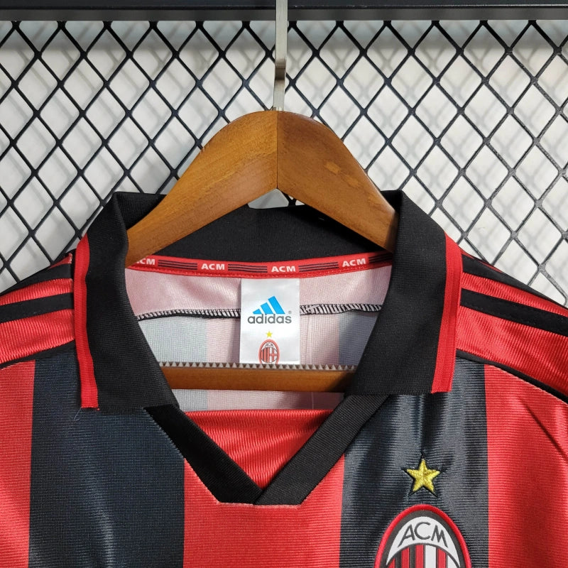 Camisa Milan Titular 98/99 - Versão Retro