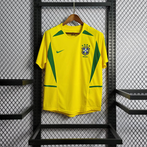 Camisa Brasil Home 2002 - Versão Retro