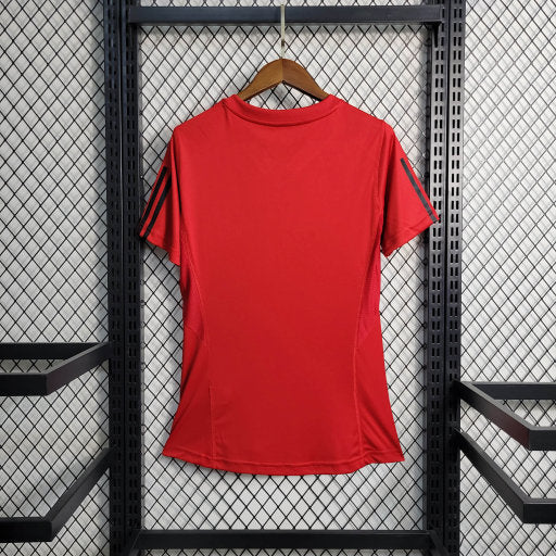 Camisa Flamengo Treino 23/24 - Versão Feminina - Vermelho