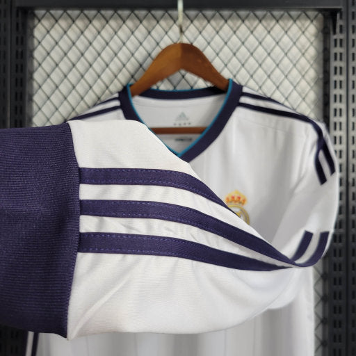 Camisa Real Madrid Home 12/13 - Versão Retro Manga Comprida