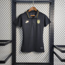 Camisa Polo Brasil Black x Gold 22/23 - Versão Feminina