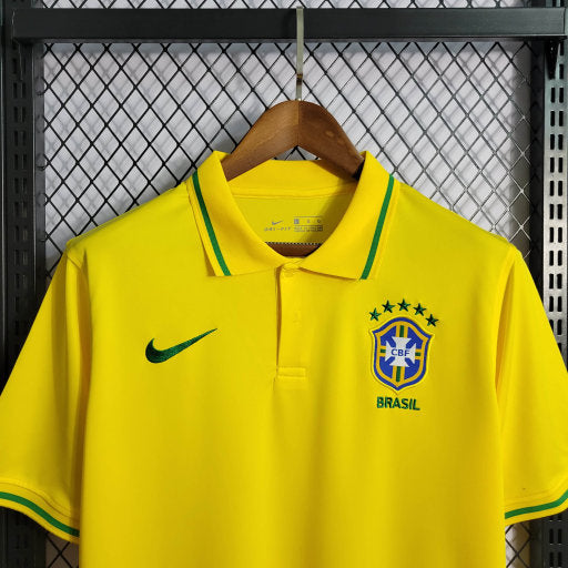 Polo Brasil 22/23 - Nike Torcedor Masculina - Amarelo