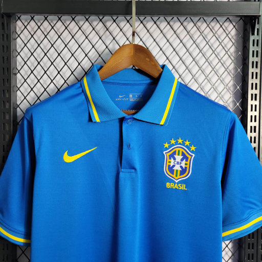 Polo Brasil 22/23 - Nike Torcedor Masculina - Azul