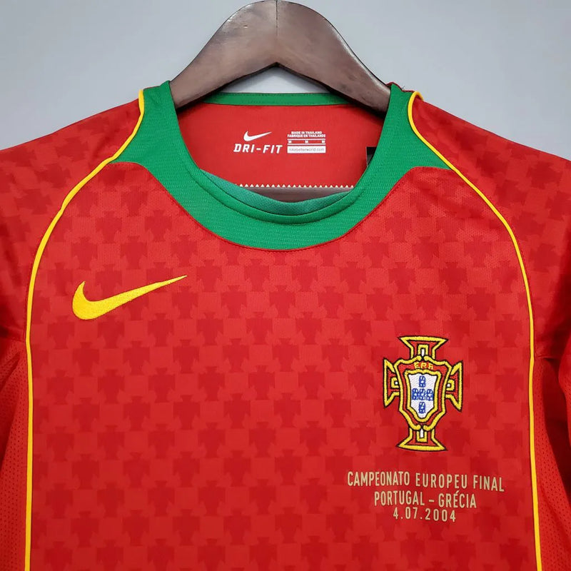 Camisa Portugal Titular 2004 - Versão Retro