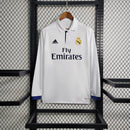 Camisa Real Madrid Home 16/17 - Versão Retro Manga Comprida